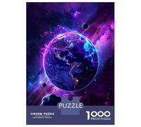 Puzzle for Adults 1000 Pieces Cosmic Earth Wallpaper Puzzles for Adults Hands-on Game Difficult Hard Unique Gifts for Birthday And Christmas 70x50cm/1000pcs