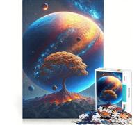 Puzzle for Adults 1000 Pieces Cosmic Tree of Life, Family Game, Decompressing Intellectual, Challenging Game Gifts 50x75cm