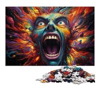 Puzzle for Adults 1000 Pieces Crazy Humans Jigsaw Every Piece Is Unique - Challenging Family Fun Game 1000pcs(75x50cm)