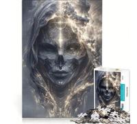 Puzzle for Adults 1000 Pieces Cybernetic Goddess in The Clouds, DIY Toys, Challenging To Complete, Artists' Collection, Fine Arts 38x52cm