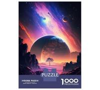 Puzzle for Adults 1000 Pieces Dawn Planetary Landscape Jigsaw for Adults Relax Games Analysis And Logic Birthday And Unique Gifts 70x50cm/1000pcs