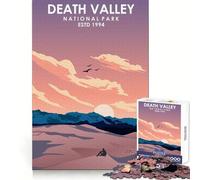 Puzzle for Adults 1000 Pieces Death Valley National Park Premium Cut Play Mind Game Gift Idle Fun Time Christmas Fun Gift (38x26cm)