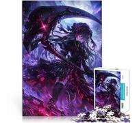 Puzzle for Adults 1000 Pieces Demon Anime Girl Death Pädagogisches Spielzeug zum Stressabbau Wohnkunstdekor38x26cm
