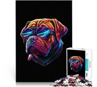 Puzzle for Adults 1000 Pieces Dogue De Bordeaux Geschenke zum Suchbegriff: "Herausfordernde Spiele" Eltern-Kind-Interaktion50x70cm