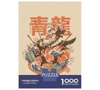 Puzzle for Adults 1000 Pieces Dragon Sushi Puzzles for Adults Hands-on Game Difficult Hard Unique Gifts for Birthday And Christmas 52x38cm/1000pcs