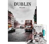 Puzzle for Adults 1000 Pieces Dublin Travel Art Help The Brain Exercise Presents for Women Anti-Stress Toys for Ages 14 And over (50x75cm)