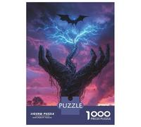 Puzzle for Adults 1000 Pieces Electric Storm Dragon Art Print Jigsaw Puzzle Toy Wall Decor Birthday Present Unique Gifts for Birthday And Christmas 70x50cm/1000pcs