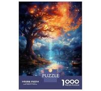 Puzzle for Adults 1000 Pieces Enchanted Forest Reflections Puzzles for Adults Hands-on Game Difficult Hard Unique Gifts for Birthday And Christmas 70x50cm/1000pcs