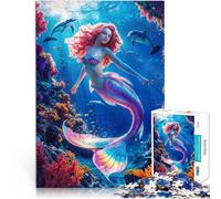 Puzzle for Adults 1000 Pieces Enchantment Of The Mermaid Challenging Game and Family Play is ideal as gifts for the whole family 50x70cm