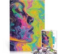Puzzle for Adults 1000 Pieces Expressions of Her Herausforderndes Spielspielzeug Einzigartige Wohndekoration und Geschenke52x38cm