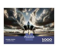 Puzzle for Adults 1000 Pieces F-35 Lightning II Fighter Jet Puzzles for Adults Hands-on Game Difficult Hard Unique Gifts for Birthday And Christmas 70x50cm/1000pcs