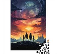 Puzzle for Adults 1000 Pieces Fantasy Adventure Space Exploration Adult Jigsaw Brain Teaser Game Staycation Kill Time Parent-child Interaction 52x38cm/1000pcs