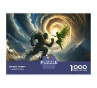 Puzzle for Adults 1000 Pieces Fantasy Battle Nature Vs. Magic Puzzles for Adults Hands-on Game Difficult Hard Unique Gifts for Birthday And Christmas 38x26cm/1000pcs
