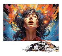 Puzzle for Adults 1000 Pieces Fantasy Colorful People Jigsaw Every Piece Is Unique - Challenging Family Fun Game 1000pcs(75x50cm)