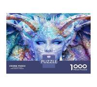 Puzzle for Adults 1000 Pieces Fantasy Dragon Wall Art Print Puzzles for Adults Hands-on Game Difficult Hard Unique Gifts for Birthday And Christmas 38x26cm/1000pcs