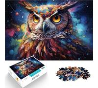 Puzzle for Adults 1000 Pieces Fantasy planet owl Difficult and Challenge 26x38cm Artists Collection Fine Art for teenager Age 14 Up