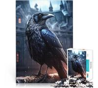 Puzzle for Adults 1000 Pieces fantasy raven under rain Challenging To Complete But Fun And Humorous Birthday Present, Gifts, Wall Art 50x70cm