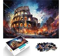 Puzzle for Adults 1000 Pieces Fantasy Roman Colosseum Difficult and Challenge 26x38cm Stress Reliever Staycation Kill time