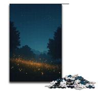 Puzzle for Adults 1000 Pieces Fireflies Twinkle in The Summer Night Jigsaw Puzzle Every Piece Is Unique - Challenging Family Fun Game 1000 PCS(38x26cm)