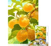 Puzzle for Adults 1000 Pieces Fresh Oranges on The Branch Jigsaw Puzzles for Teenagers Staycation Kill Time Fun Activities at Home Unique Challenge Game (50x75cm)