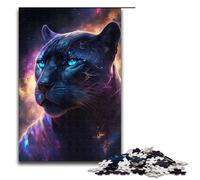 Puzzle for Adults 1000 Pieces Galaxy Panther Jigsaw Every Piece Is Unique Challenging Family Fun Game 75x50cm