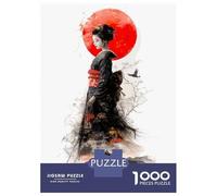 Puzzle for Adults 1000 Pieces Geisha Japan Art Jigsaw for Adults Relax Games Analysis And Logic Birthday And Unique Gifts 38x26cm/1000pcs