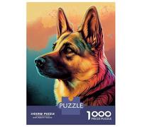 Puzzle for Adults 1000 Pieces German Shepherd Dogs Jigsaw for Adults Relax Games Analysis And Logic Birthday And Unique Gifts 38x26cm/1000pcs