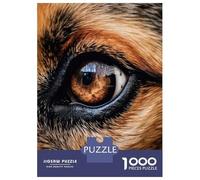 Puzzle for Adults 1000 Pieces German Shepherd Eye Jigsaw for Adults Relax Games Analysis And Logic Birthday And Unique Gifts 52x38cm/1000pcs