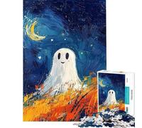 Puzzle for Adults 1000 Pieces Ghost in The Night Puzzles for Teenagers Birthday Present Difficult And Challenge Toy Intellectual Game (Size 38x52cm)