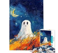 Puzzle for Adults 1000 Pieces Ghost in The Night Puzzles for Teenagers Birthday Present Difficult And Challenge Toy Intellectual Game (Size 50x75cm)