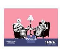 Puzzle for Adults 1000 Pieces Grandmas Knitting A Cozy Scene! Jigsaws for Adults Toy Wall Decor Presents for Women Unique Gifts for Birthday And Christmas 70x50cm/1000pcs