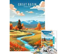 Puzzle for Adults 1000 Pieces Great Basin National Park Challenging To Complete Wall Decoration Family Game Suitable for Ages 14 And Up (38x52cm)
