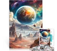 Puzzle for Adults 1000 Pieces Green Planet Interessante Stressreduzierung Jedes Stück ist einzigartig Anspruchsvolles Familienspiel75x50cm