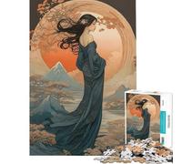 Puzzle for Adults 1000 Pieces Harmony in Japanese Nature Help The Brain Exercise Presents for Women Anti-Stress Toys for Ages 14 And over (38x26cm)