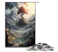 Puzzle for Adults 1000 Pieces Heaven Tree of Life Jigsaw Every Piece Is Unique Challenging Family Fun Game 75x50cm
