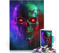 Puzzle for Adults 1000 Pieces Iron Skeleton Lernspiel-Herausforderungsspielzeug Geburtstagsgeschenk, Geschenke, Wandkunst52x38cm