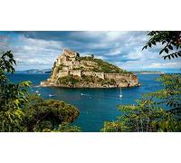 Puzzle for Adults 1000 Pieces Ischia Aragonese Castle Italy Island 38x52cm