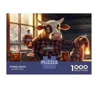 Puzzle for Adults 1000 Pieces Jack Daniel's Whiskey Jigsaws for Adults Toy Wall Decor Presents for Women Unique Gifts for Birthday And Christmas 70x50cm/1000pcs