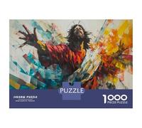 Puzzle for Adults 1000 Pieces Jesus Christ Painting Artwork Puzzles for Adults Hands-on Game Difficult Hard Unique Gifts for Birthday And Christmas 38x26cm/1000pcs