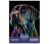 Puzzle for Adults 1000 Pieces Labrador Illustration Colo Adult Jigsaw Puzzle Hands-on Game Precision Cutting for Is Ideal As A Gift 70x50cm/1000pcs