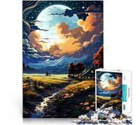 Puzzle for Adults 1000 Pieces landscape art game 50x75cm for is ideal as a gift for the whole family for and 14 Years old