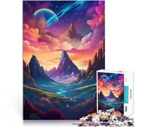 Puzzle for Adults 1000 Pieces Landscape Masterpiece Stress Reliever Staycation Kill time deal as gifts for the whole family 26x38cm