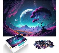 Puzzle for Adults 1000 Pieces Landscape the moon Geschenke zum Suchbegriff: "Herausfordernde Spiele" Ein Kunstwerk52x38cm