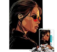 Puzzle for Adults 1000 Pieces Lara Croft Tomb Raider Boost Brain Sharpness Sharp Edge Game Quiet Game Time Festive Leisure Gift (38x26cm)