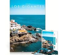 Puzzle for Adults 1000 Pieces Los Gigantes Exact Edge Art Mental Exercise Fun Quiet Play Game Birthday Activity (38x26cm)