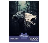 Puzzle for Adults 1000 Pieces Majestic Wolves Jigsaw for Adults Relax Games Analysis And Logic Birthday And Unique Gifts 52x38cm/1000pcs