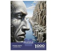 Puzzle for Adults 1000 Pieces Mind-Bending Optical Illusion Artwork Puzzles for Adults Relaxing Games Precision Cutting Parent-child Interaction 52x38cm/1000pcs
