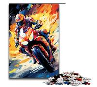 Puzzle for Adults 1000 Pieces Motogp by SplattersLots of Coloured Clouds in The Sky Jigsaw for Educational Game Challenge Toy Unique Home Decor And Gifts 75x50cm