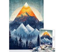 Puzzle for Adults 1000 Pieces Mountain Majesty Hands-on Game Difficult Hard Home Decoration Toys Artists Collection, Fine Art (38X26cm)