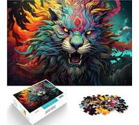 Puzzle for Adults 1000 Pieces Mysterious colorful beast Family Fun Jigsaws 26x38cm is ideal as gifts for the whole family